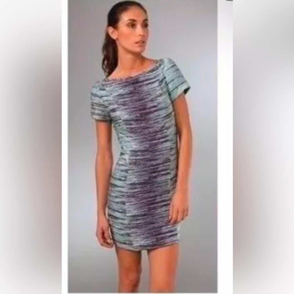 COPY - BRIAN REYES silk Zebra dress.Italy.$1050.
